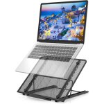 Support ordinateur portable, support pc portable ventil�, laptop stand r�glable ergonomique l�ger table ...