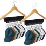 Lot de 2 support organisateur de chapeau pour cintre stockage de chapeau pour chambre et placard, 10 ... Lot de 2 support organisateur de chapeau pour cintre stockage de chapeau pour chambre et placard, 10 ...