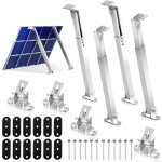 Swanew - 4pcs assemblage de support solaire photovoltaïque, support pour panneau solaire Swanew - 4pcs assemblage de support solaire photovoltaïque, support pour panneau solaire