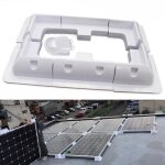 Supports de panneau solaire, en plastique abs, querre de fixation d'angle sans perage, kit de montage ...
