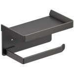 Support papier toilette mural, porte papier toilette, espace aluminium porte rouleau toilette, installation ...