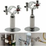 Memkey - support pince tuyaux collier serrage - réglable plafond fixation murale colliers de en acier ... Memkey - support pince tuyaux collier serrage - réglable plafond fixation murale colliers de en acier ...