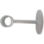 Support plafond barre rideaux Ø20mm blanc mat inventiv Support plafond barre rideaux Ø20mm blanc mat inventiv