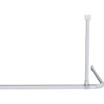 Support de plafond era pour barre  rideau d'angle era de wenko stabilisateur d'angle, vis et chevilles ...