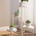 Support plantes intrieur tagre 4 niveaux porte plante intrieur et porte plante extrieur, tagre ...