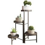 Support plantes intrieur tagre 4 niveaux porte plante intrieur et porte plante extrieur, tagre ...
