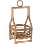 Support plante ou photophore rattan 40 cm