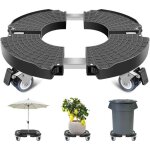 Support � plantes sur roulettes, r�glable, charge maximale 150 kg. chariot � roulettes. pot de fleurs ...