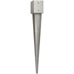 Support pointu pour poteau 12. 1 x 12. 1 x 90 cm - par pice