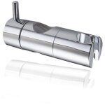 Support pommeau douchette, accroche douche � main ventouse, fixation pommeau douche mural, curseur douche ...