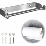 Rhg support pour porte papier cuisine essuie tout en acier inoxydable derouleur essuie tout distributeur ...