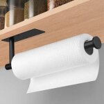 Support porte sopalin, adh�sif ou per�age porte rouleau papier cuisine sous l'armoire, acier inoxydable ...