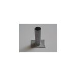 Wovar - support de poteau rond sur plaque Ø55 mm x 15 cm - par pièce Wovar - support de poteau rond sur plaque Ø55 mm x 15 cm - par pièce