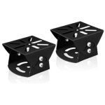 Support de poteau universel pour camra de vidosurveillance (75 x 80 x 52 mm), lot de 2, support d'angle ...