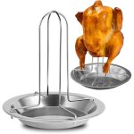 Support de poulet support � poulet support poulet support poulet barbecue en acier inoxydable pour four, ...