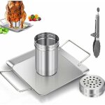 Support de poulet pour canette de bière pour barbecue, support de rtissoire de poulet barbecue en acier ... Support de poulet pour canette de bière pour barbecue, support de rtissoire de poulet barbecue en acier ...