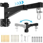 Support sac de frappe en acier, r�glable 43 - 63 cm capacit� de charge 363 kg, pour chaise suspendue, ...