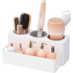 Support seche cheveux, support pour fer � lisser, rangement brosse cheveux, porte brosse dents, organisateur ...