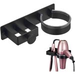 Support seche cheveux, porte seche cheveux et lisseur pour salle de bains / chambre à coucher / hôtel, ... Support seche cheveux, porte seche cheveux et lisseur pour salle de bains / chambre à coucher / hôtel, ...