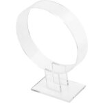 Support serre - t�te acrylique transparent pour rangement accessoires cheveux organisateur bandeau long ...