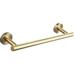 Support serviette murale  visser en acier inoxydable barre porte serviette 40 cm salle de bain, or bross ...