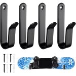 Support skateboard mural, porte ski tagre murale snowboards display rack, skis voiture, crochets rangement, ...