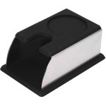 Support pour tasseur � caf�, support pour machine � caf� moulu, outil en acier inoxydable et silicone ...