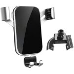 Support pour tlphone mobile par gravit pour xc40, bracket pour sortie d'air, argent