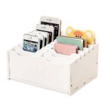 Support de t�l�phone portable � 12 compartiments, bo�te de rangement pour t�l�phone portable, calculatrice ...