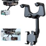 Support pour t�l�phone portable dans le r�troviseur, support r�troviseur t�l�phone pour voiturerotation ...