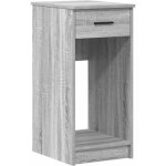 Vidaxl - support de tour d'ordinateur et tiroir sonoma gris 35x45x77 cm