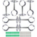 Support de tringle a rideaux, 8pcs support tringle penderie support barre penderie supports de au plafond ... Support de tringle a rideaux, 8pcs support tringle penderie support barre penderie supports de au plafond ...