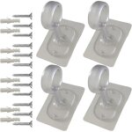 Support pour tringle rideau plafond - porte tringle plafond robustes accessoires t�lescopiques solides ...