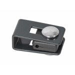 Support en u graphite pour panneaux de clôture sur poteaux Support en u graphite pour panneaux de clôture sur poteaux