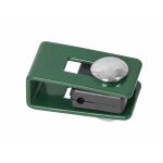 Support en u vert pour panneaux de clture sur poteaux
