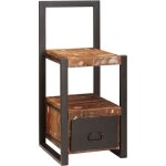 Support valet multicolore bois massif de r�cup�ration vidaxl