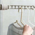 Support de voyage portable  suspendre au mur, sechoir linge accroche murale vtement etendoir, porte ...