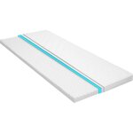 Sur - matelas 100 x 200 cm mousse froide profil d'?uf 6 cm