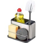 Surface - rangement / organiseur pour �vier, porte �ponge, support pour brosse et liquide vaisselle, ...