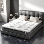 Surmatelas 140x200 cm - �paisseur 4 cm - surmatelas moelleux en microfibre - matelas topper convient ...
