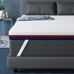 Surmatelas 160x200 cm inre paisseur 8 cm, mousse  mmoire de forme, haute densit, confort et respirant, ...