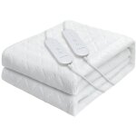 Surmatelas chauffant 2 places 130w 160x140 cm 4 temp�rature 2 t�l�commande arr�t automatique protection ...