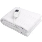 Surmatelas chauffant double �lectrique 150x80cm avec arr�t automatique couverture thermique - 2 zones ...