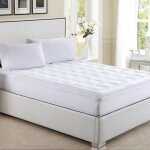 Sampur - surmatelas duo tech : mousse  mmoire de forme et microfibre - 8 cm - 160x200 cm