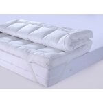 Couettes et cetera - surmatelas mixte - blanc - 90 x 190 cm