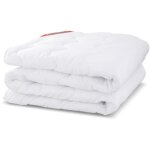 Surmatelas / prot�ge - matelas matelass� en fils premium 160x200cm blanc