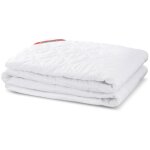 Surmatelas / prot�ge - matelas matelass� en fils, 90x200cm, blanc