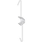 Eurocoustic st gobain - suspente r�glable 9 � 12 cm - bo�te de 100 pour dalle plafond - eurocoustic