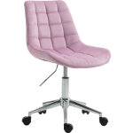 Svita ? chaise de bureau pour enfants r�glable en hauteur ? velours violet ? dossier ergonomique ? rotation ...