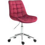 Svita micky chaise de bureau pour enfants, chaise pivotante r�glable en hauteur, bordeaux
